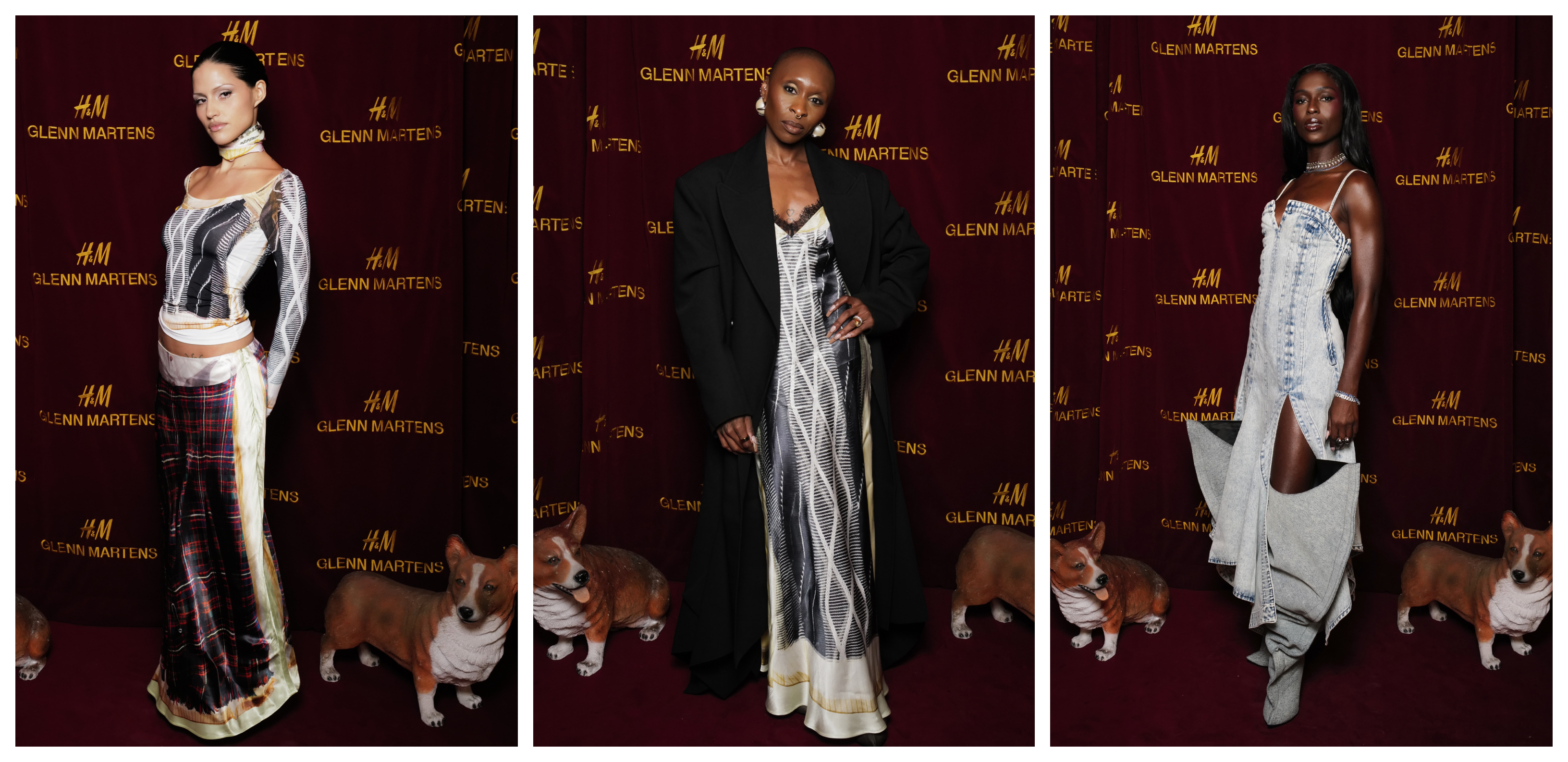 celebrities wearing H&amp;amp;M x Glenn Martens