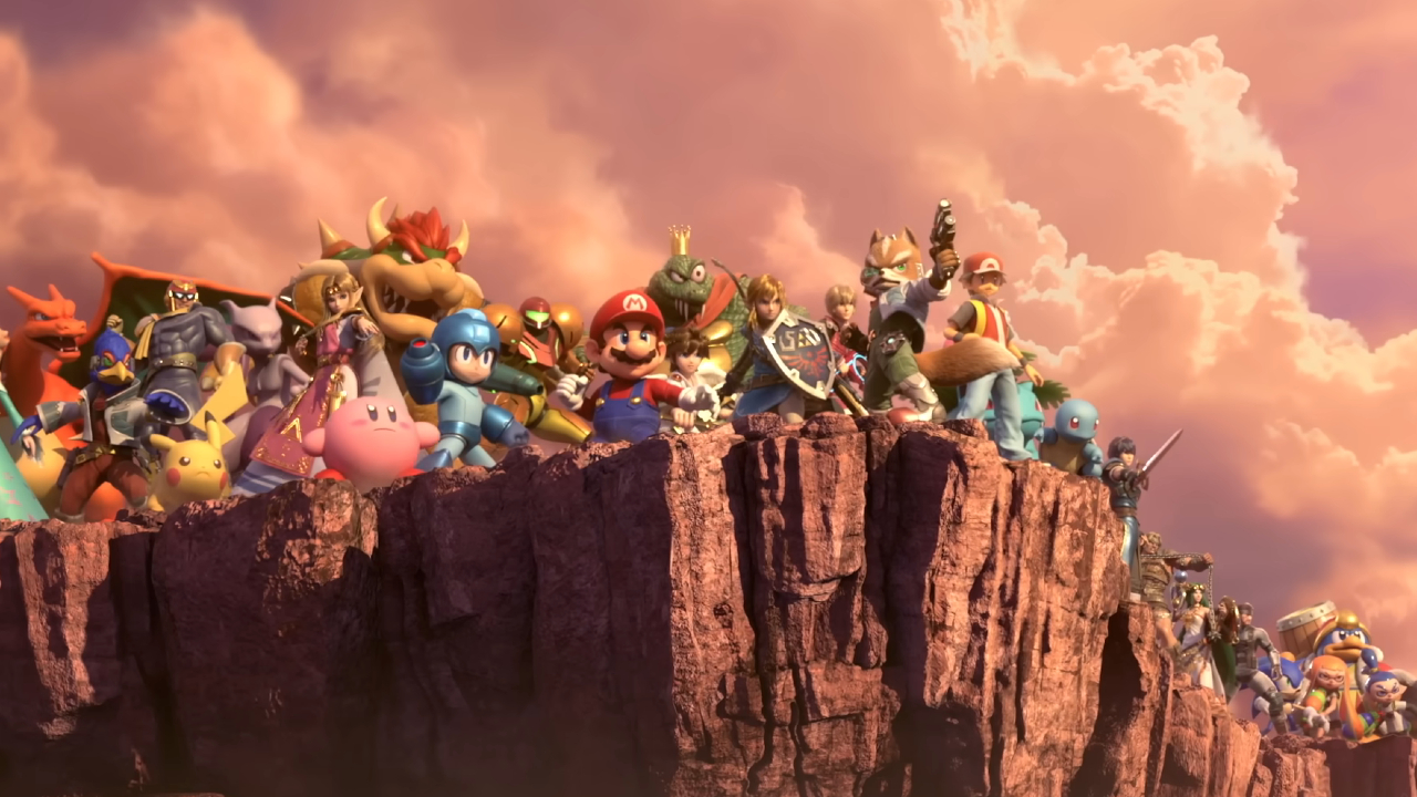 The main roster in Super Smash Bros. Ultimate