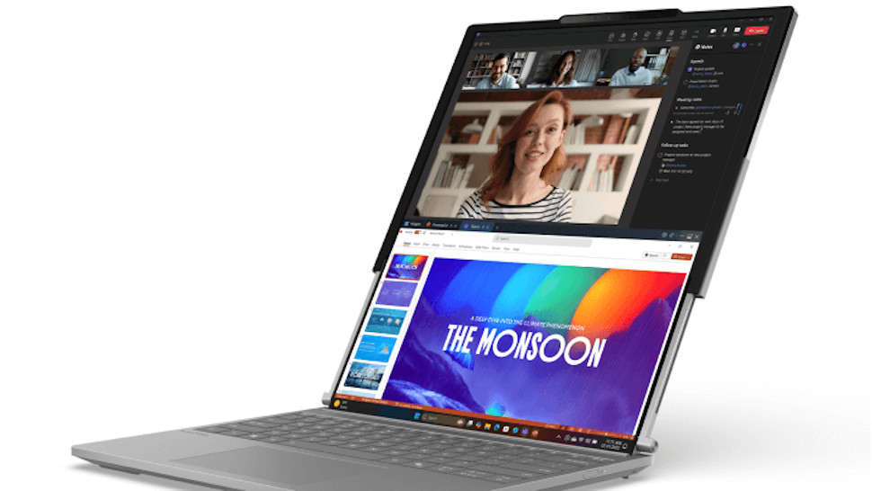 Imagem do laptop com tela rolável Lenovo ThinkBook Plus vazou