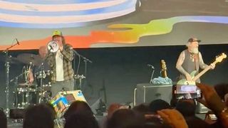 The Butthole Surfers onstage at the Egyptian Theatre in Hollywood, California.