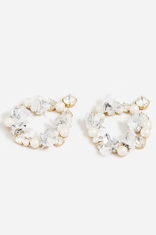 Pearl and Sequin Hoops