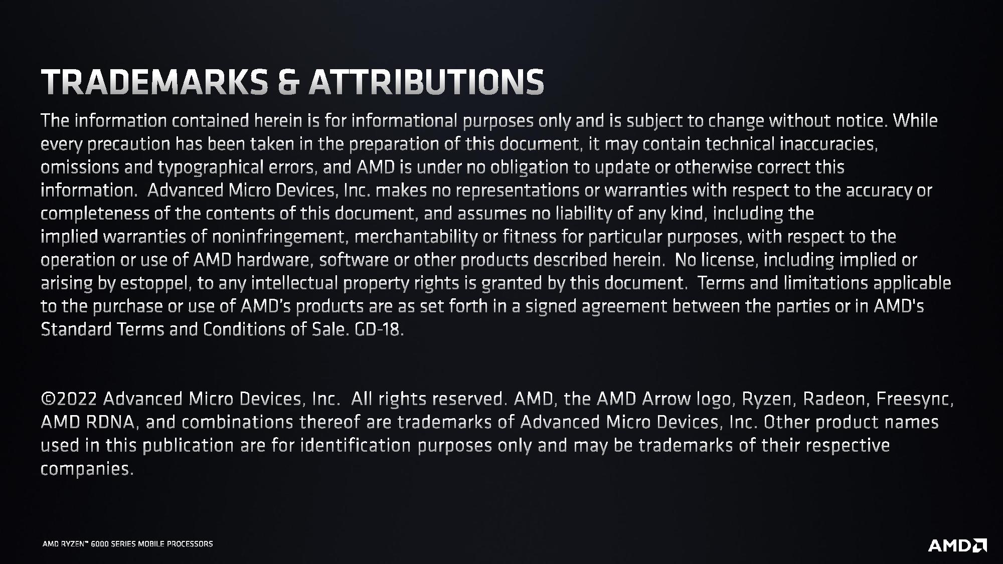 AMD Ryzen 6000 Test Notes Endnotes