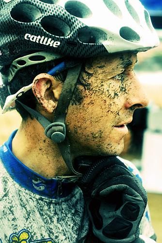 Riders were dirty after the final stage.