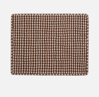 gingham placemat