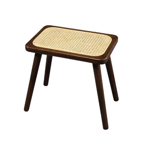 Wayfair, Ascano Natural Rattan Top Wood Stool