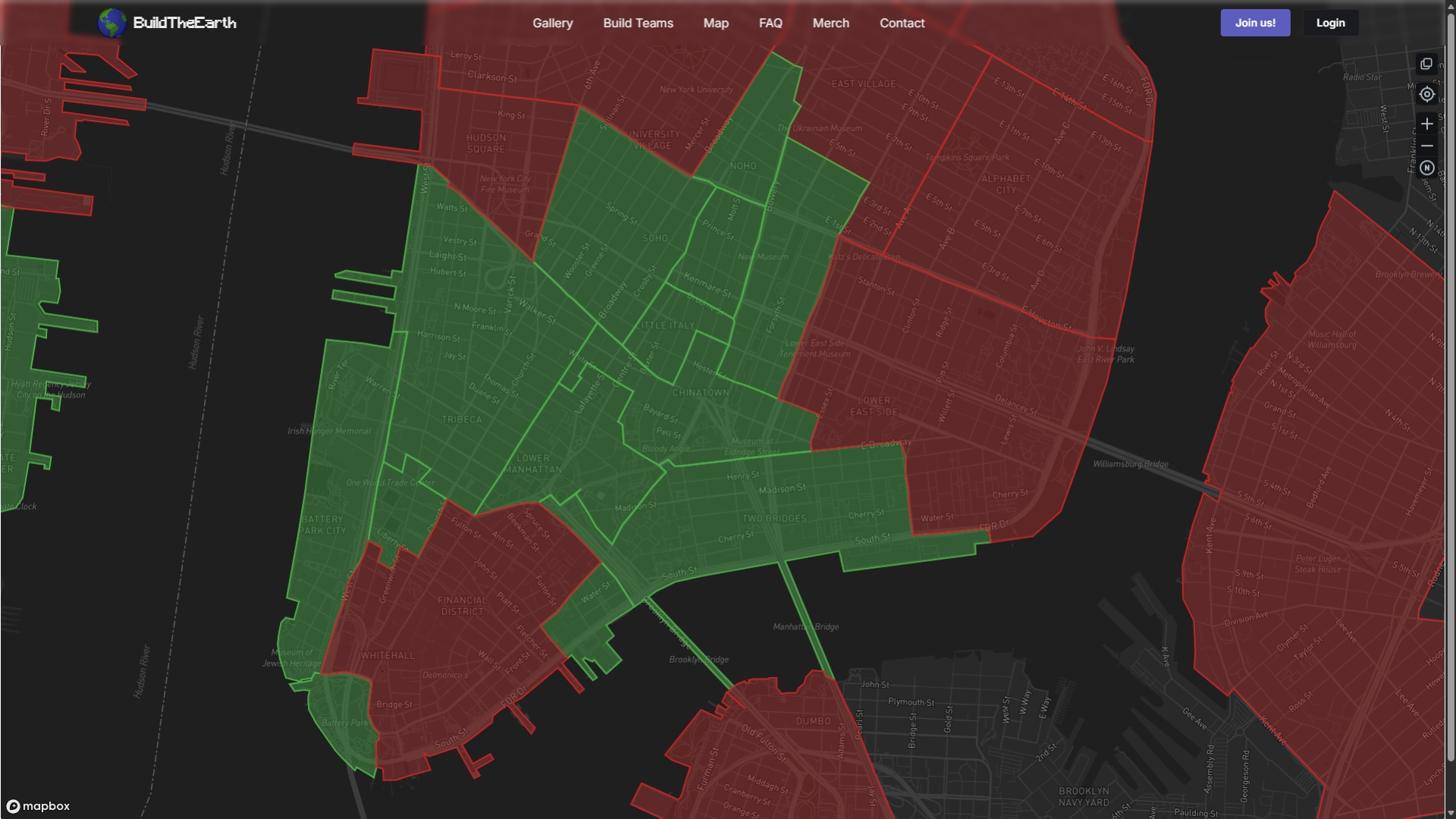 BTE NYC Manhattan map
