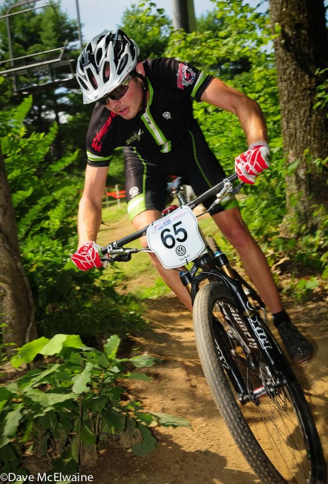 Joel Titus riding some sweet singletrack