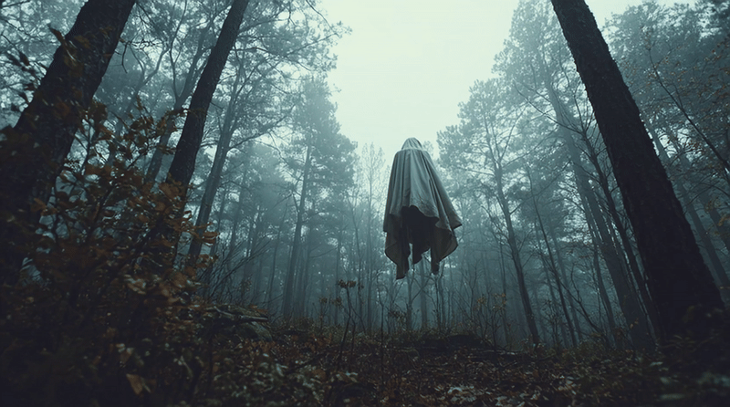 Midjourney generation of a ghost