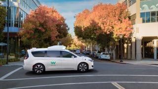 Waymo minivan