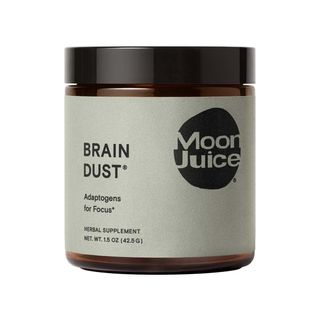 Moon Juice Brain Dust Suplemen Otak untuk Memori & Fokus | Suplemen Lion's Mane, Ashwagandha, Rhodiola, Jamur Maca | Tambahkan ke Kopi | Vegan, Bebas Gula, Bebas Kafein