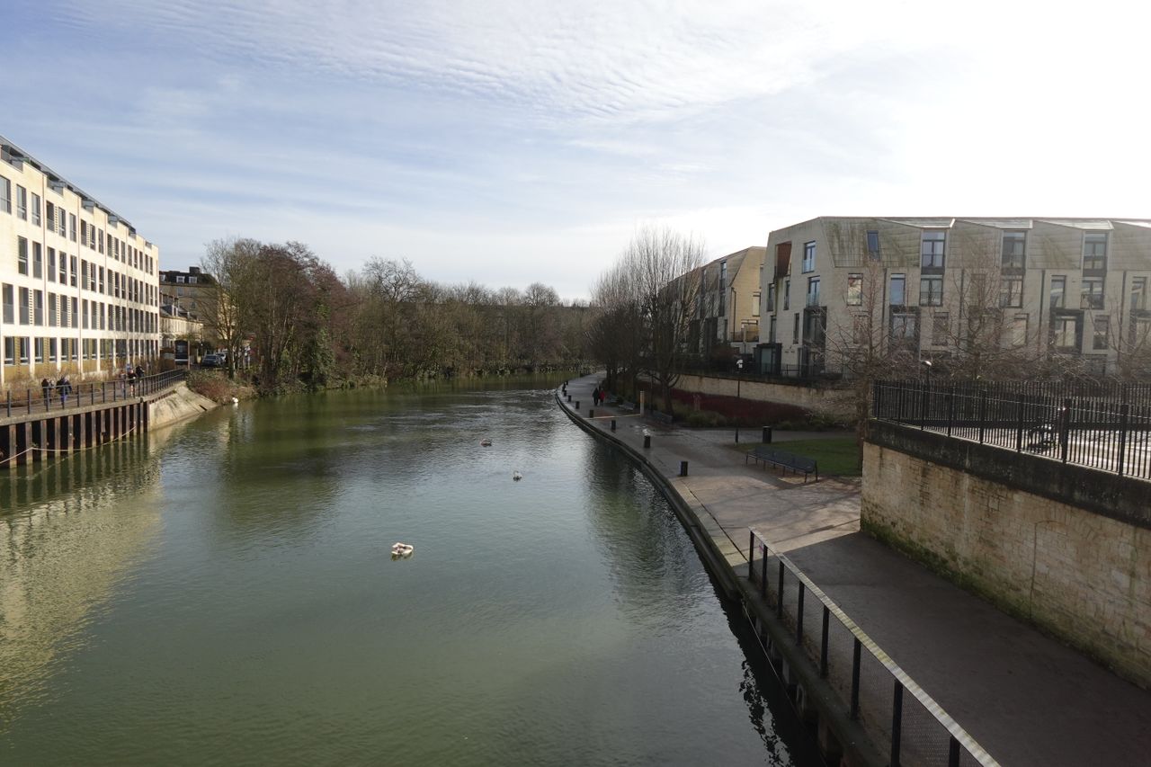 A photo of a river taken on a Sony ZV-1F vlogging camera