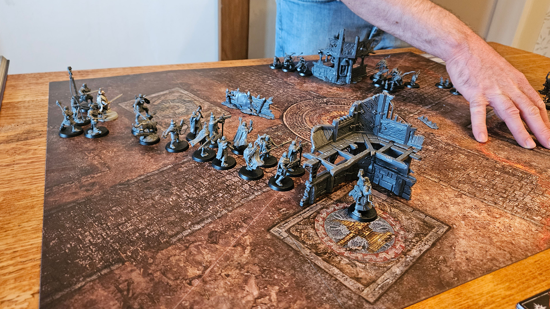 A game of Spearhead - City of Ash in progress.