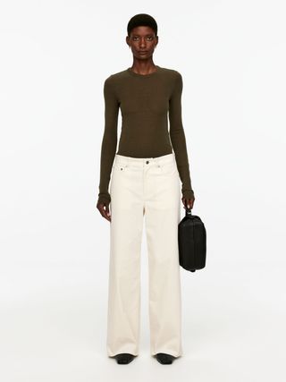 Wide Corduroy Trousers