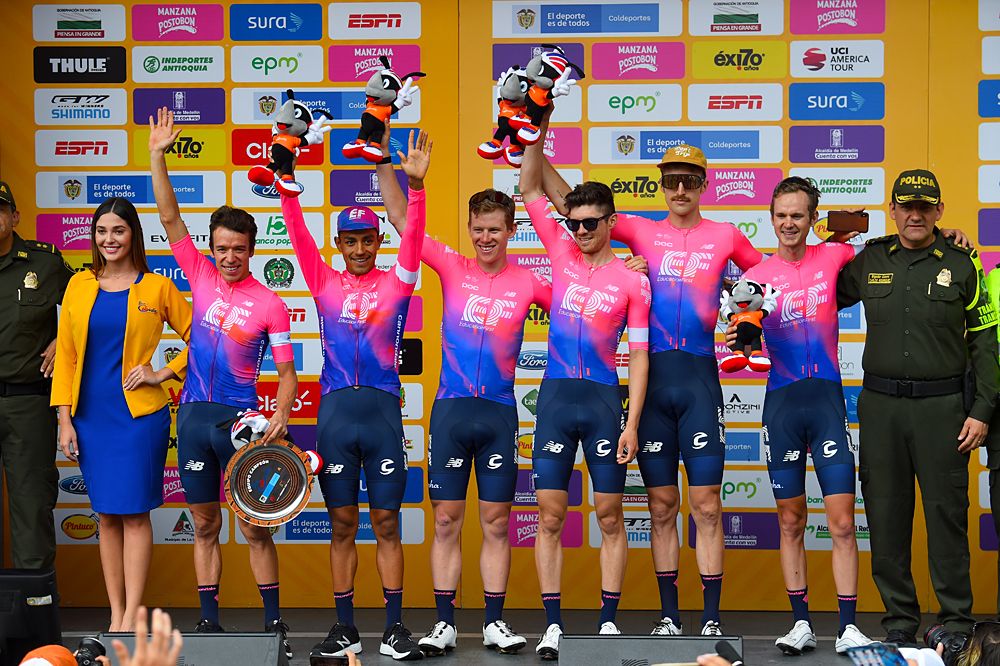 EF Education First win best team at Tour Colombia