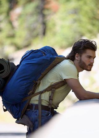 Emile Hirsch in Into the Wild.