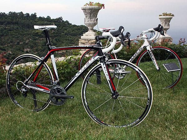 Last year's Madone will be renamed as the '5 Series Madone', all using the mid-level OCLV Black carbon construction.