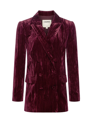 L'Agence Aimee Velvet Blazer