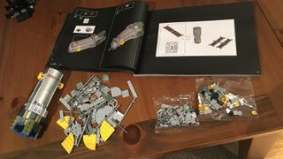 Lego NASA Space Shuttle Discovery - building in progress