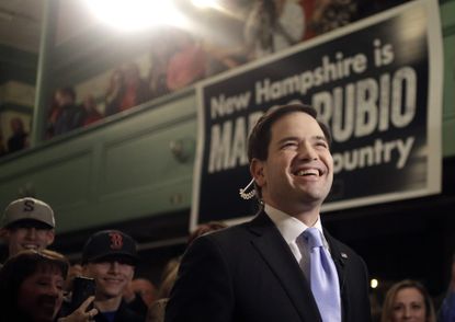 Marco Rubio may be heading for victory in New Hampshire. 