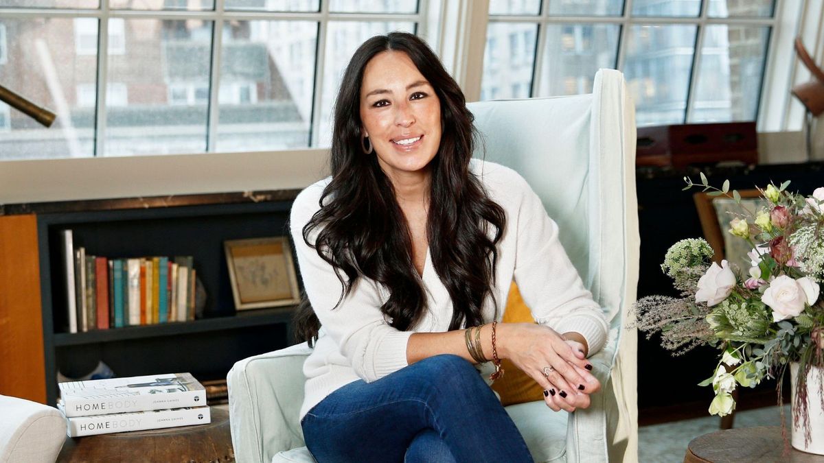 Joanna Gaines’ back kitchen just proved that black can be a soft shade that’s perfect for rustic spaces