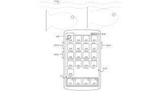 Apple patent showing an iPhone underwater