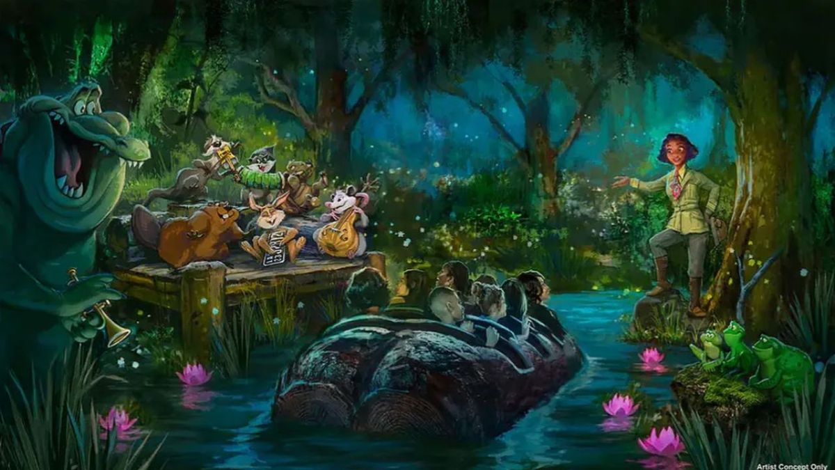 Tiana Bayou Adventure concept art