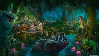 Tiana Bayou Adventure concept art