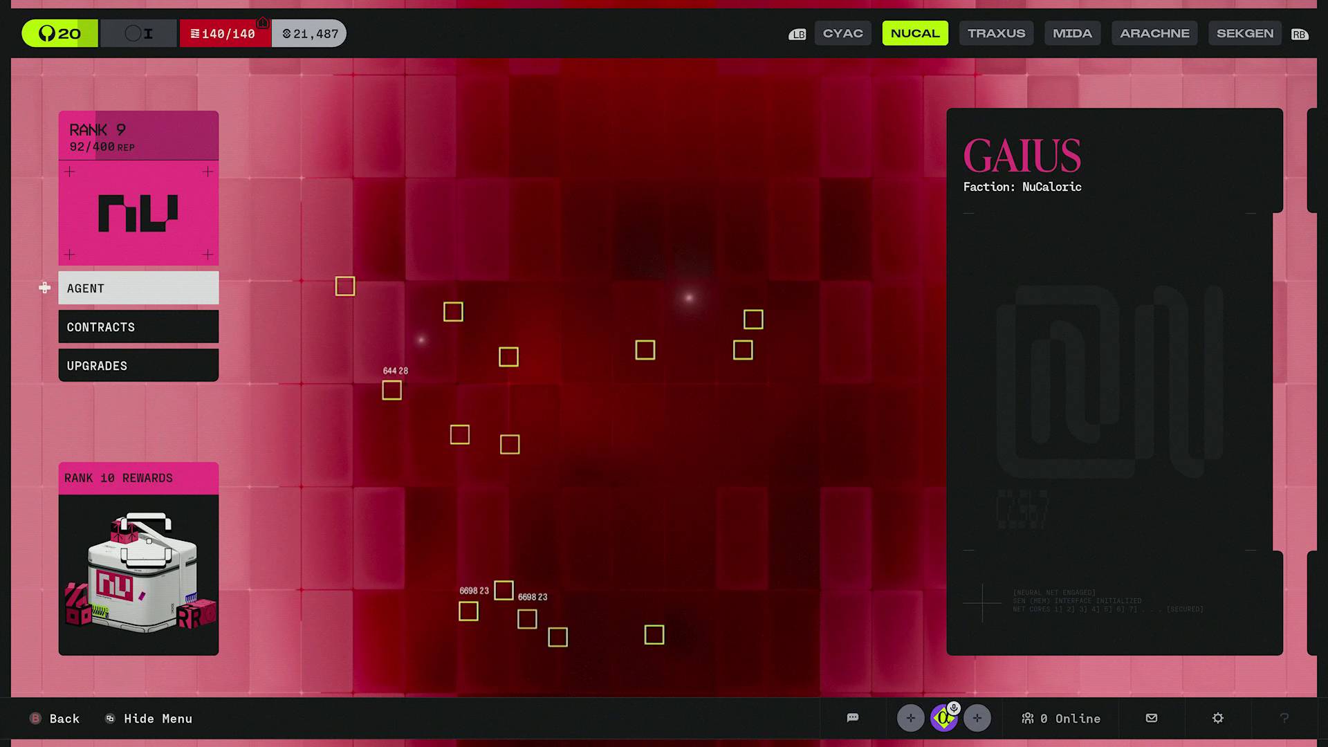 Marathon Factions NuCaloric agent Gaius