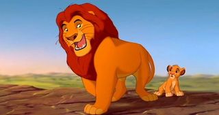 Mufasa and Simba in original Lion King movie