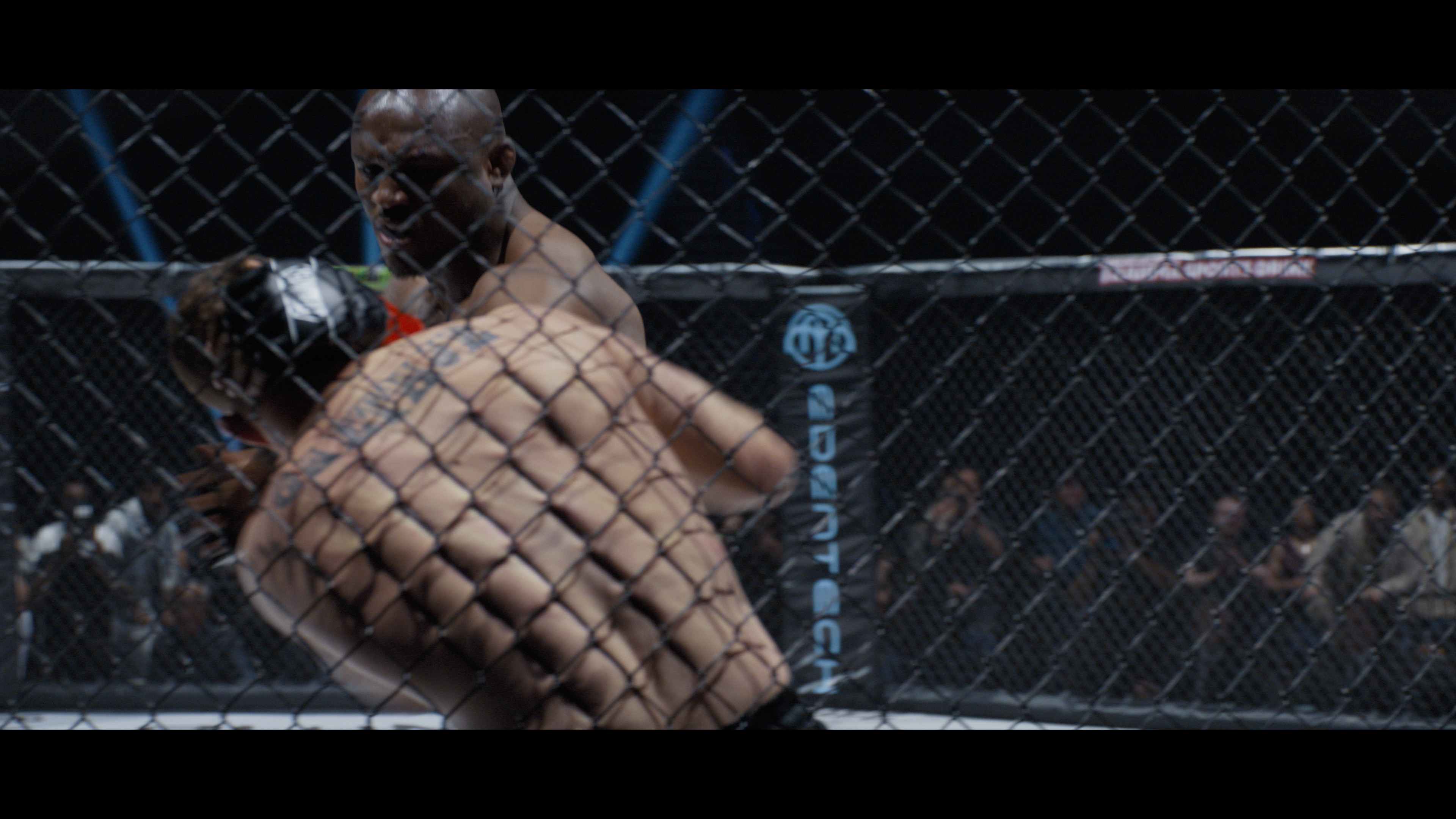 The Naked Gun VFX; a rendered crowd scene