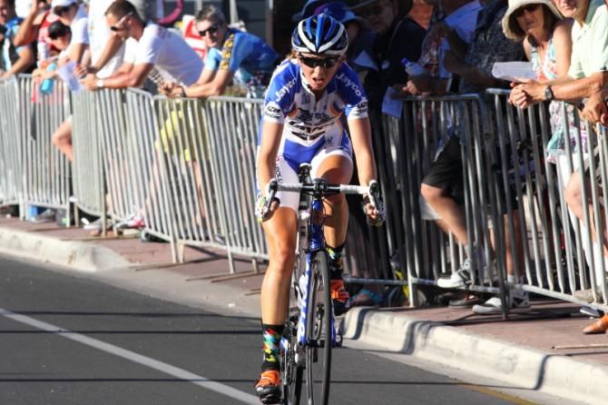 Jo Hogan (Team Jayco-VIS) was not chased