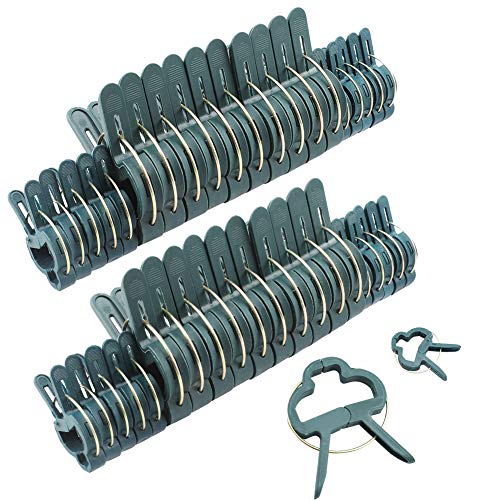 Kinglake 100pcs Garden Plant Clips (2 Sizes) Adjustable Plant Stem Clips for Support Vine Vegetables Tomatoes Climbing Plants : Amazon.co.uk: Garden