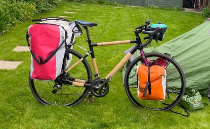 Kate Strong's bamboo bike