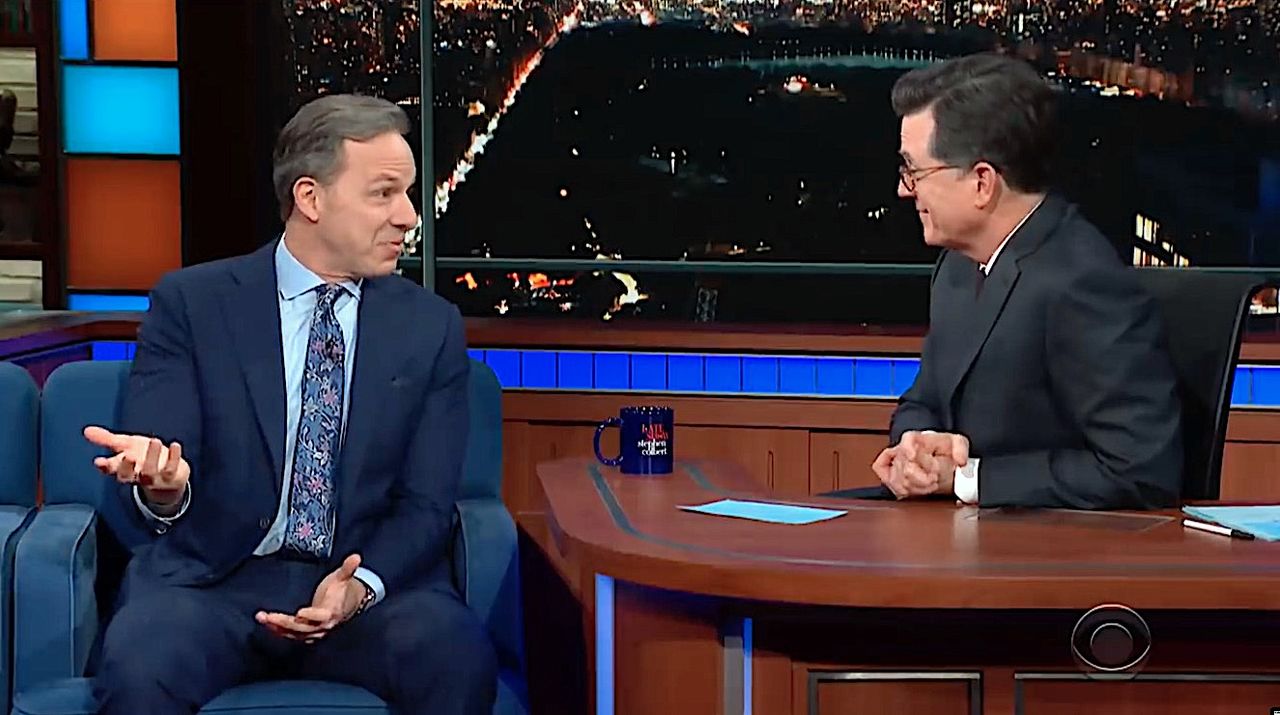 Jake Tapper and Stephen Colbert discuss Trump&amp;#039;s national emergency