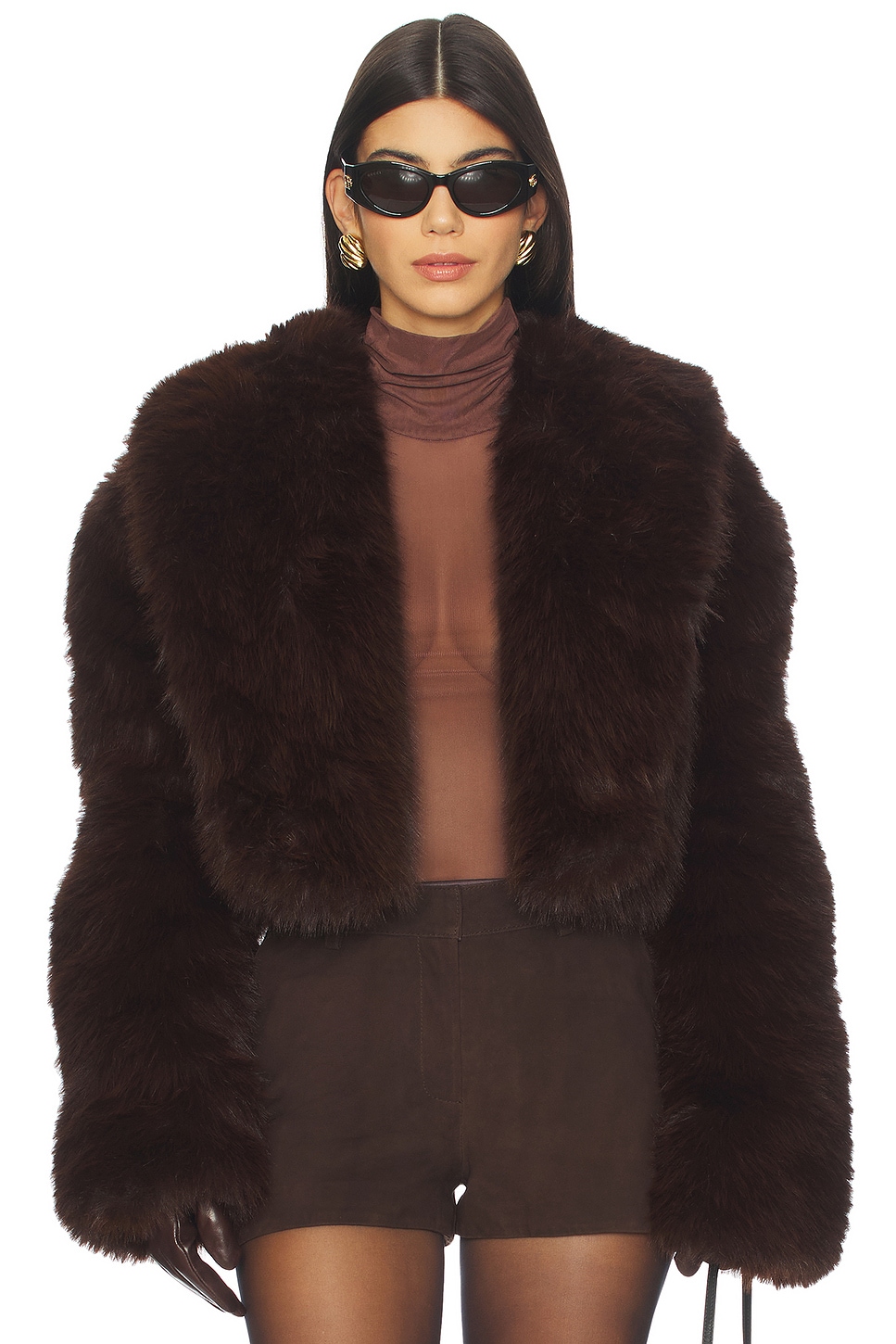 Stephanie Faux Fur Coat