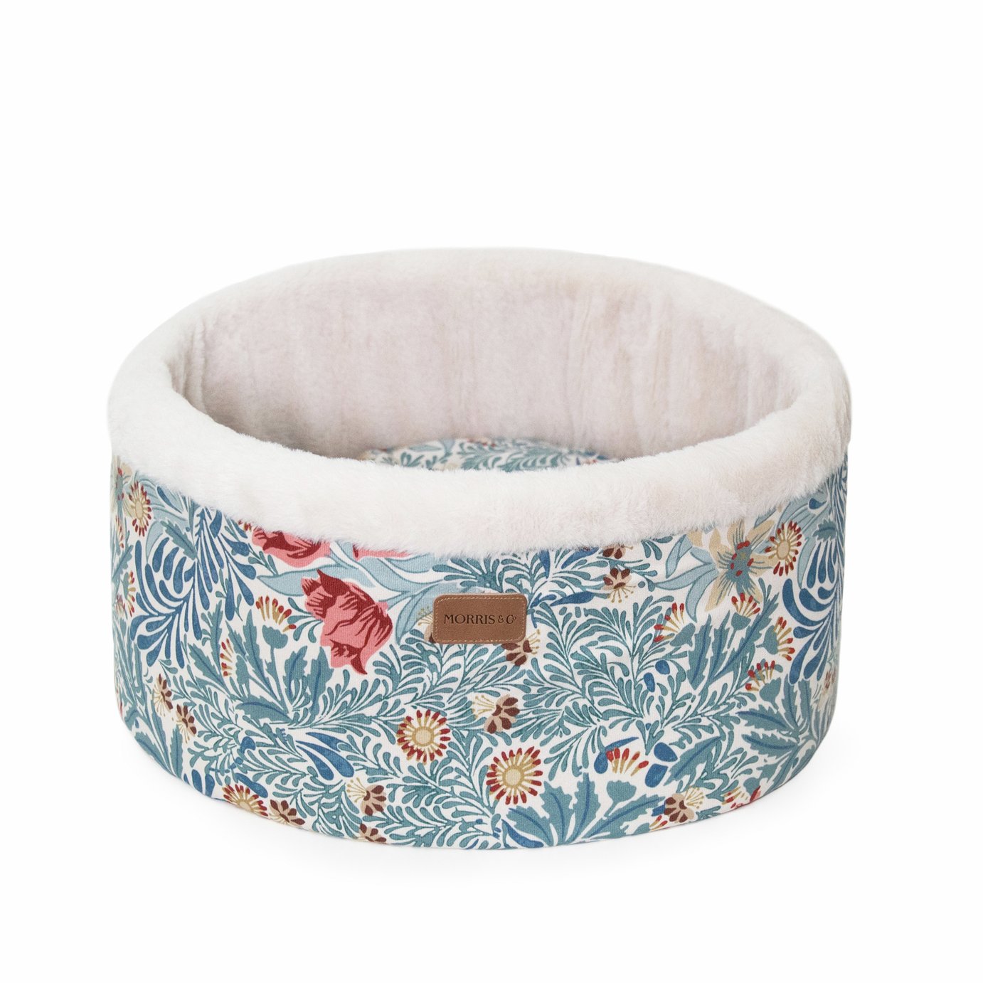 Morris &amp;amp; Co. Bower Print Round Pet Bed - Small