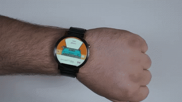Android Wear 1.4 Gesture