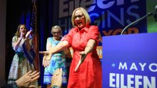 Miami Mayor-elect Eileen Higgins celebrates victory