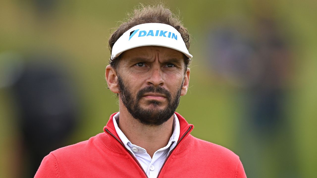 Joost Luiten looks on during a DP World Tour event