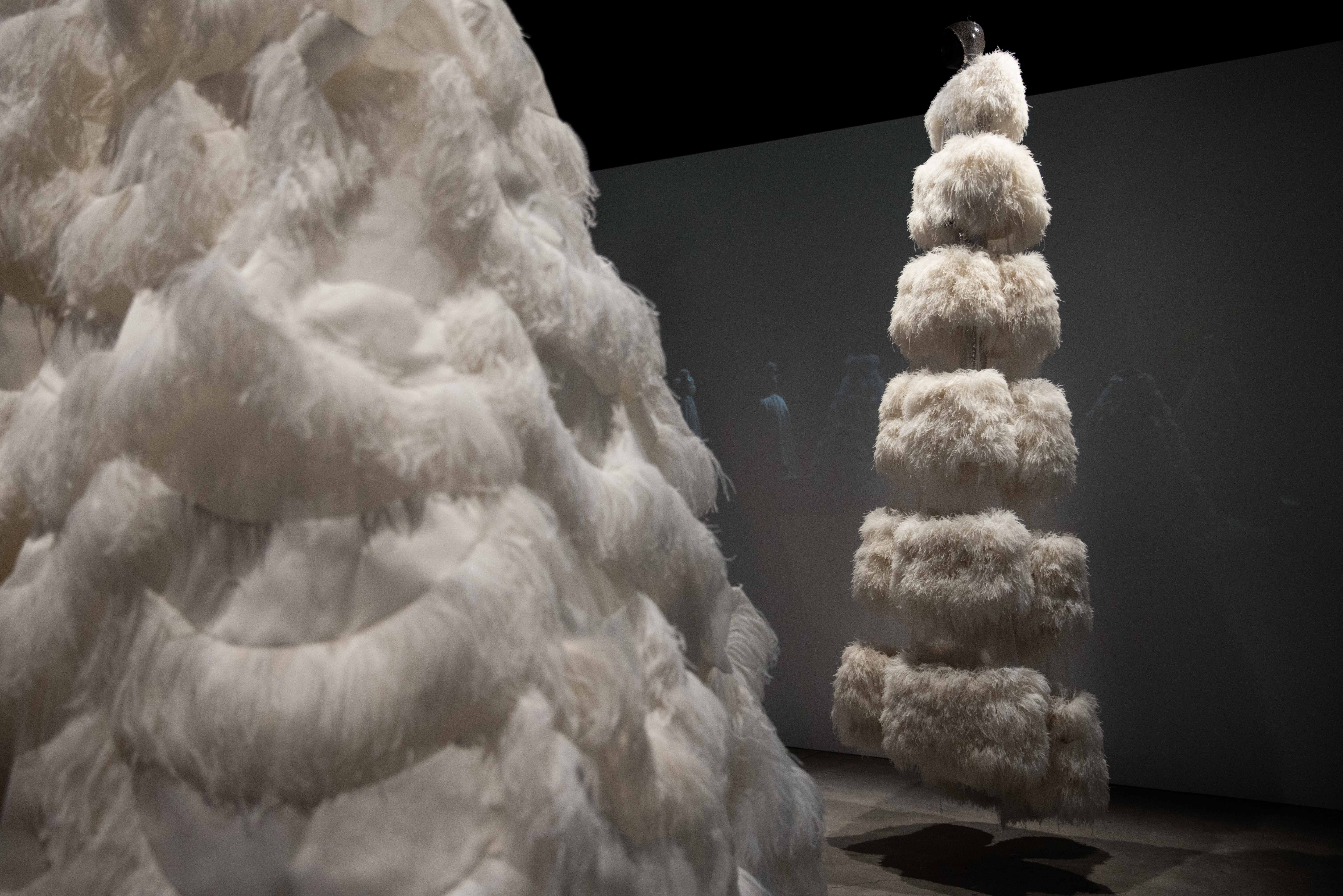 Extravagant looks at fashion exhibition