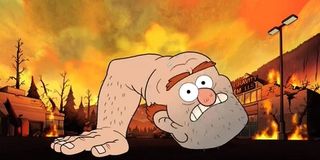 The Sweaty One-Armed Monstrosity Louis C.K. Gravity Falls Disney XD