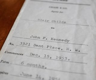 Lease signed by JFK, Jr.