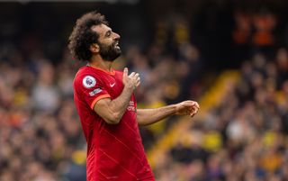 Best FIFA Men's Player 2021: Liverpool forward Mohamed Salah celebrating