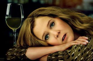 TV tonight – Beth contemplates life – with wine.