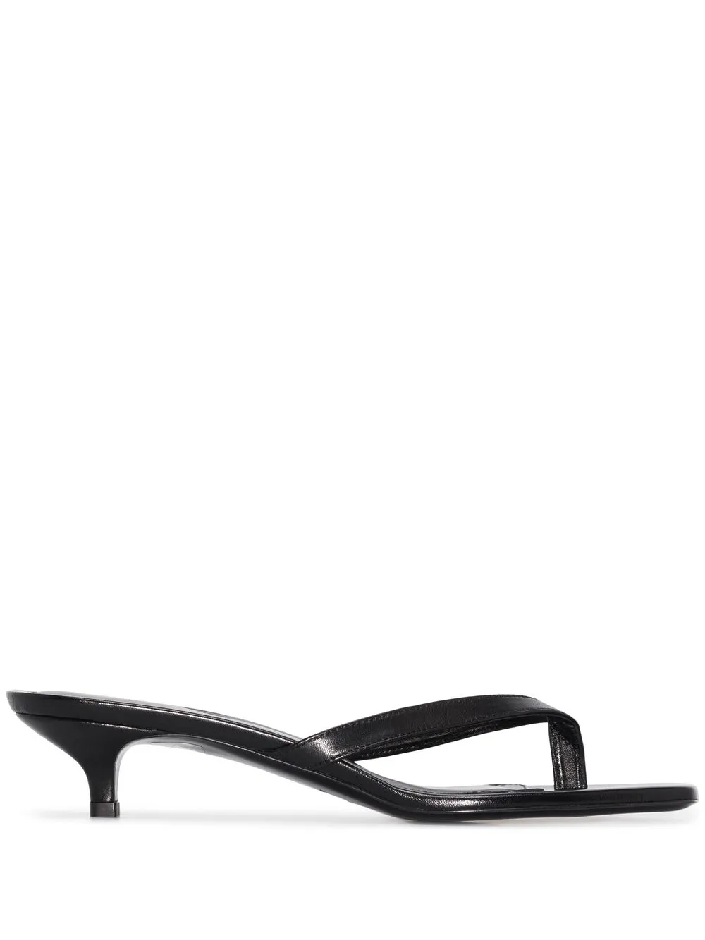 Toteme Leather Heeled Flip Flops | 40
