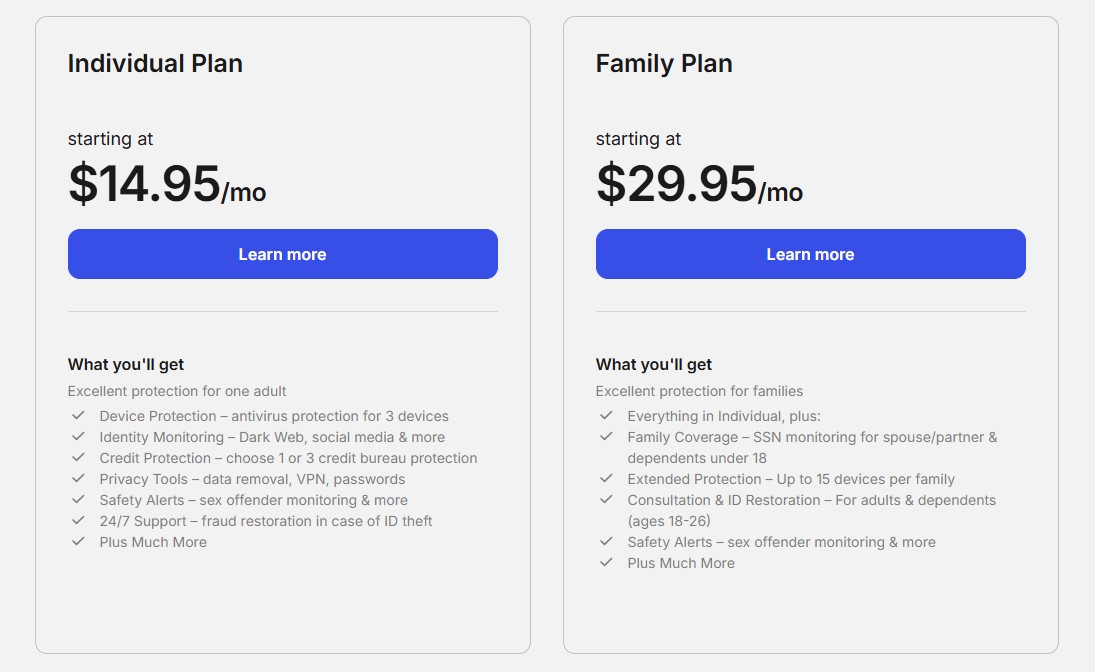 IDShield pricing
