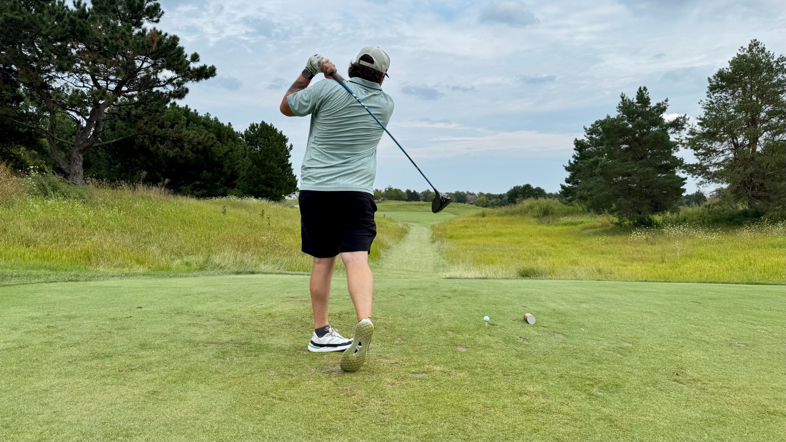 Playing golf at The Glen
