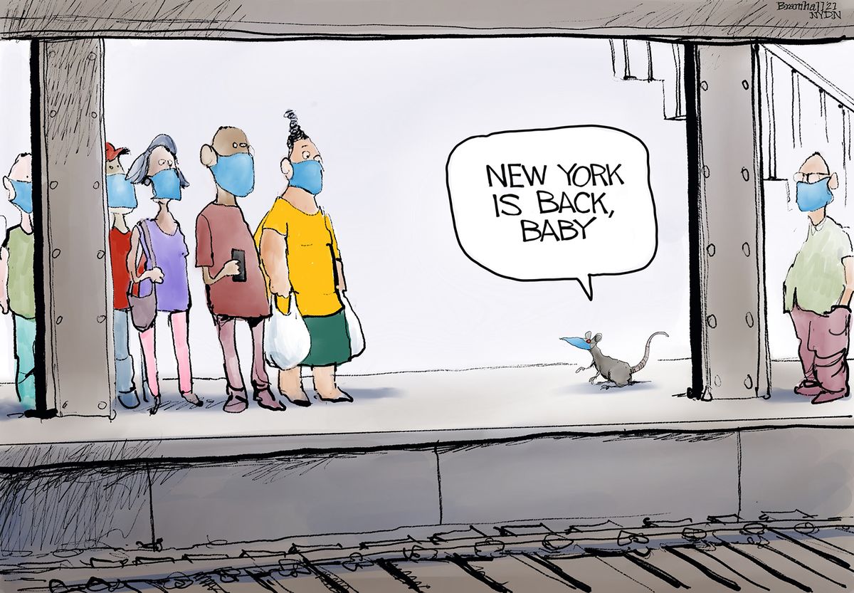 Editorial Cartoon U.S. new york city subway | The Week