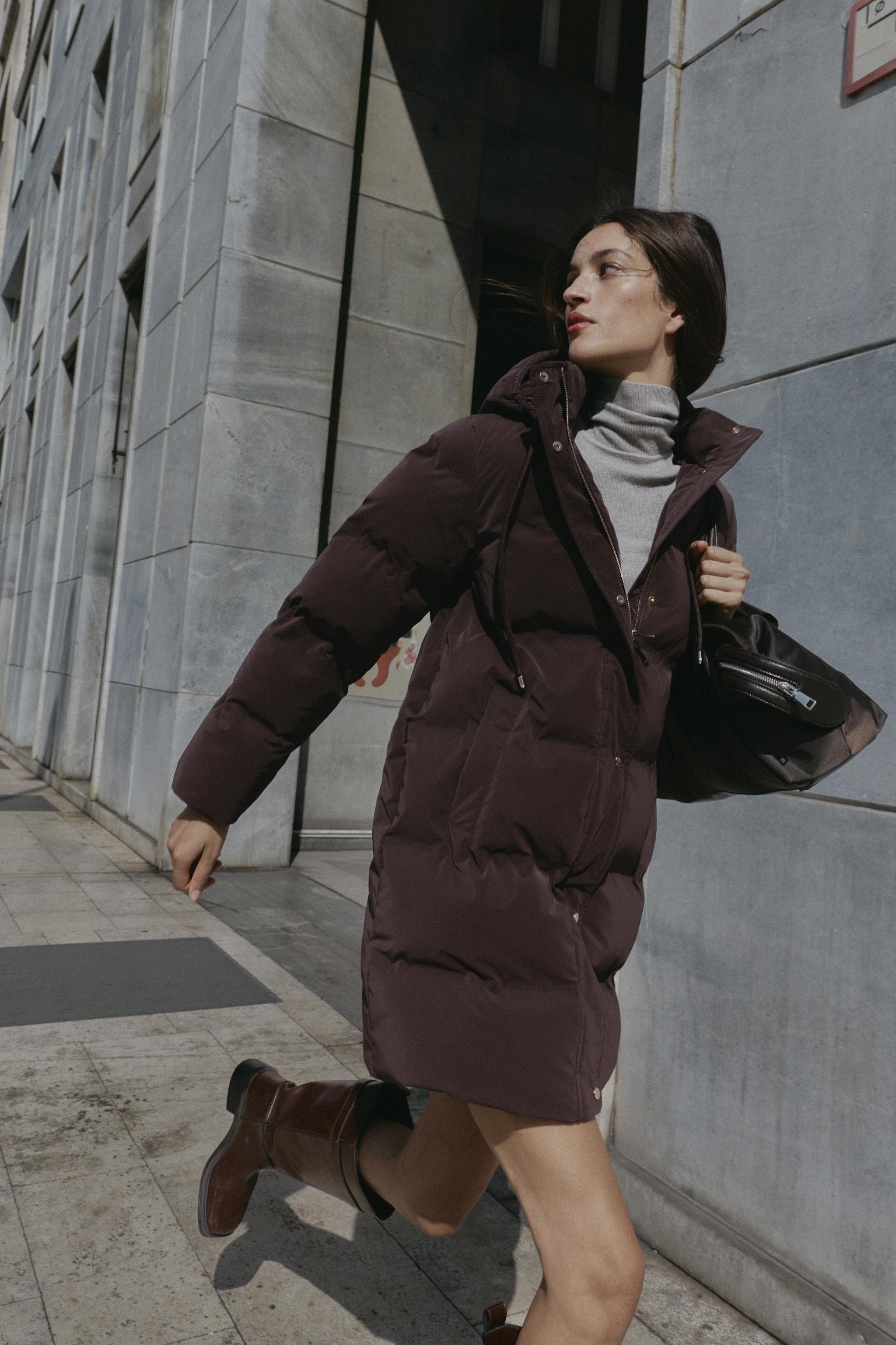 Semi-Long Rubberised Windproof Anorak