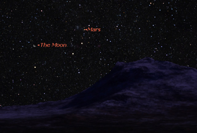 Mars in the Morning: Red Planet Grows Brighter